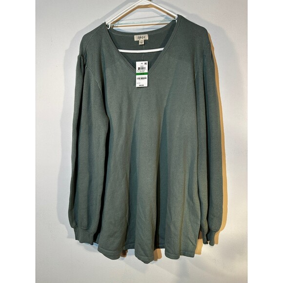 Style & Co v neck sweater Nwt size large - Picture 1 of 11